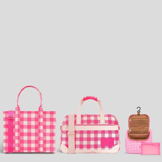 BEST-SELLER SET: Quick Getaway Bundle -- Pink Gingham